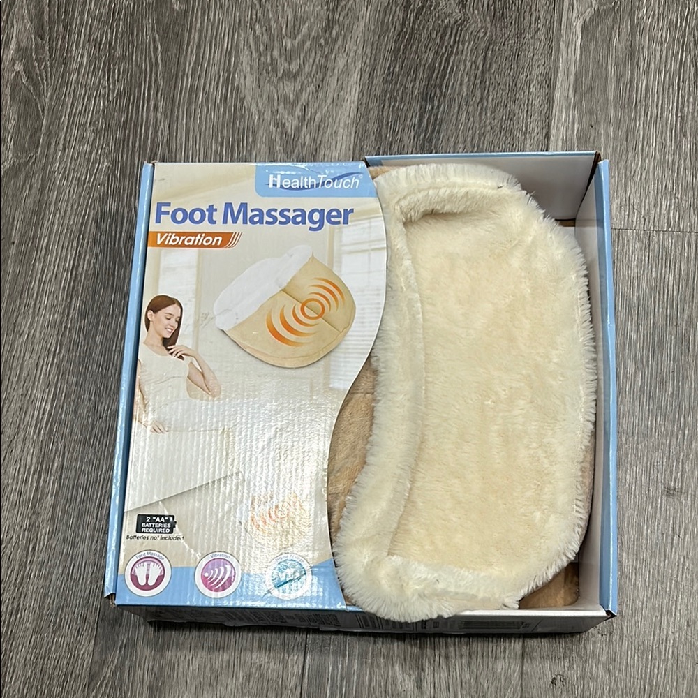 Health Touch Memory Foam Vibration Foot Massager